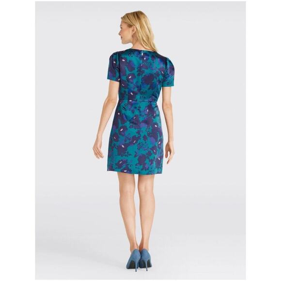 Draper James Cutout Floral Structured Dress, Size 12 NWT $150 - Picture 2 of 7